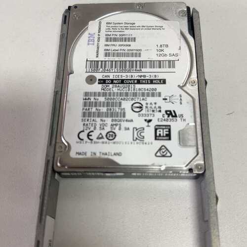 【议价 - 可维修】IBM 1 8TB 10K SAS 00RY111 全新 / 二手均有货