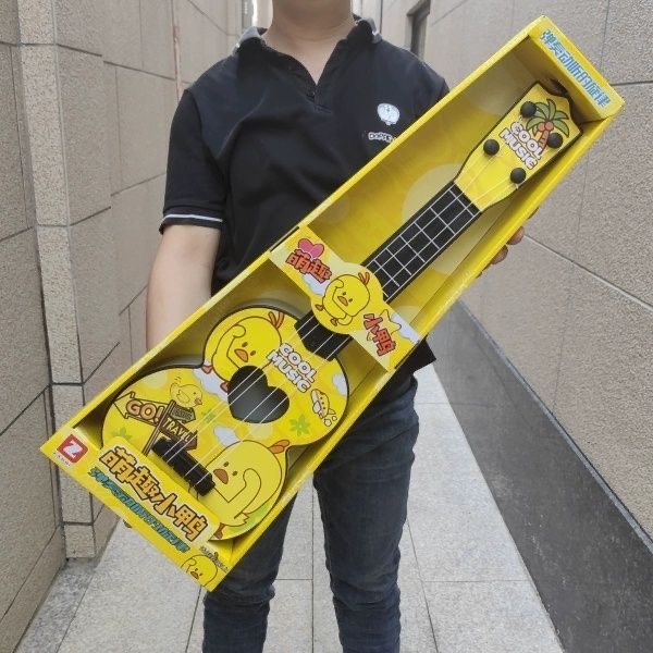 小黄鸭61cm大号尤克里里琴可弹儿童吉他幼儿园培训机构玩具礼品 玩具/童车/益智/积木/模型 玩具吉他 原图主图