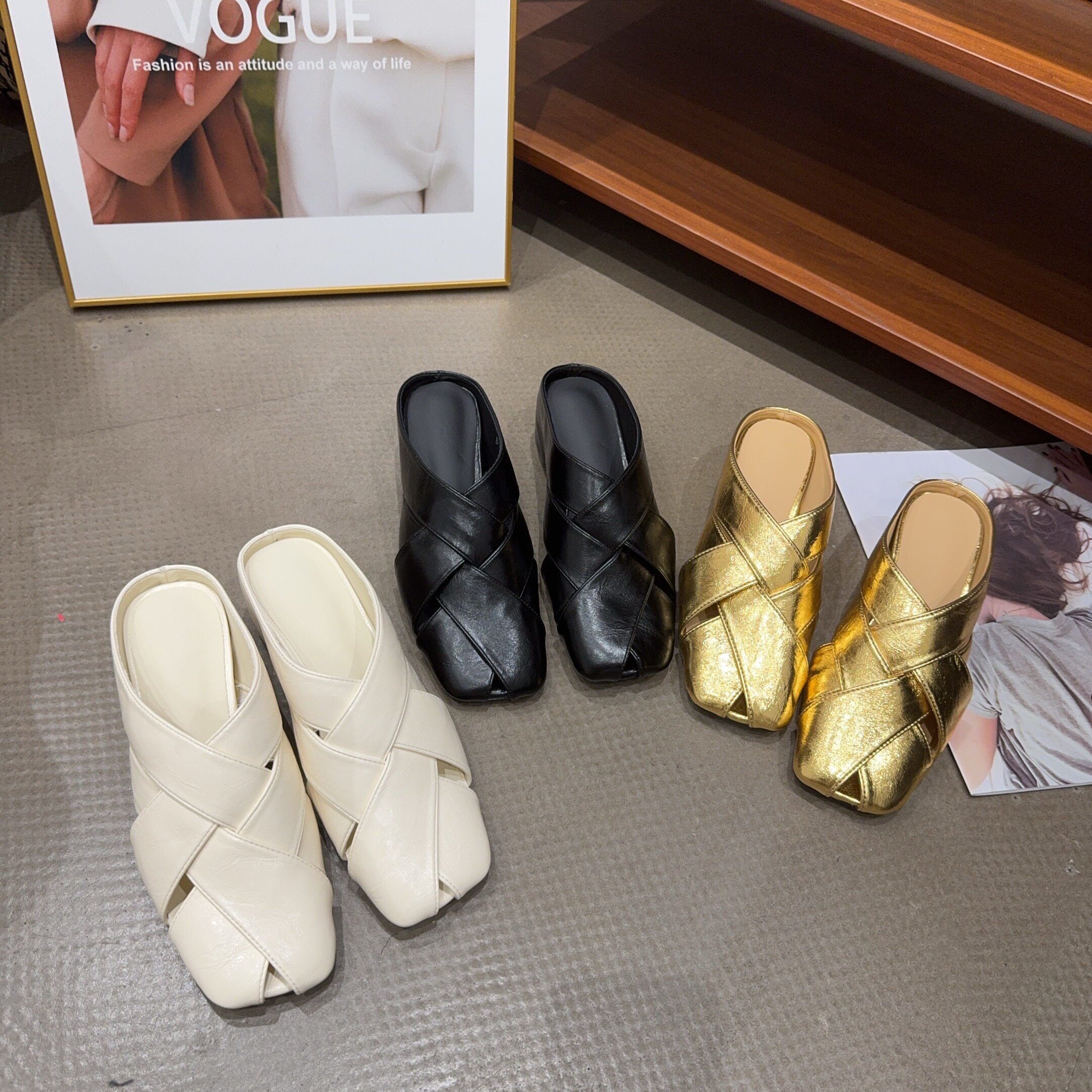 91-31夏季新品女内增高包头拖鞋韩版时尚增高5cm