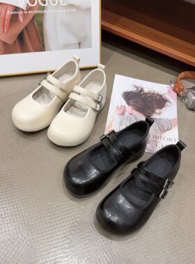 91-6春夏季新品女一直带内增高浅口玛丽珍勃肯单鞋韩版秀气高5cm
