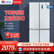 KEG 韩电十字四门460一级双循环变频风冷无霜嵌入大容量家用冰箱