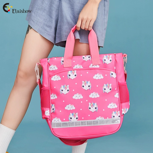 Мультяшная сумка для учебы, вместительный и большой ремешок для сумки, в корейском стиле