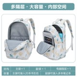 Школьный рюкзак для школьников, вместительная и большая сумка через плечо, ноутбук для отдыха, для средней школы, в корейском стиле, простой и элегантный дизайн