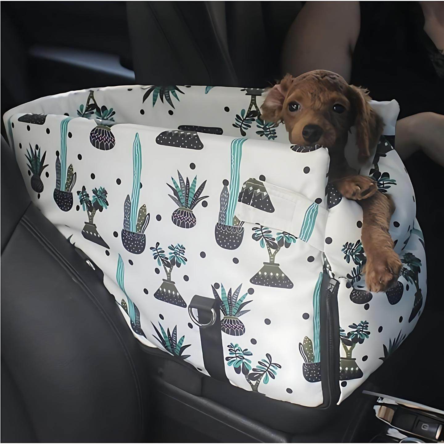 狗狗长途坐车神器座位车载扶手窝小型犬汽车垫前排安全椅猫狗坐车