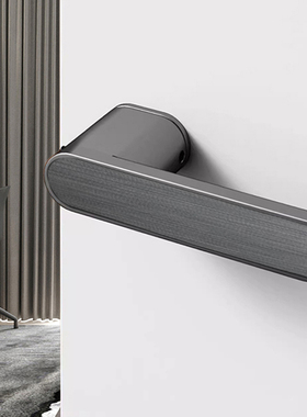 冠宁意式极简生态磁吸门锁室内木门卧室房间门把手静音简约锁具