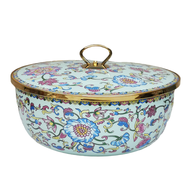高档和面盆带盖珐琅搪瓷盆食品级家用酸菜水煮鱼汤盆大号发面盆,餐饮具,盆,淘宝优惠券,粉丝福利购,淘宝优惠卷