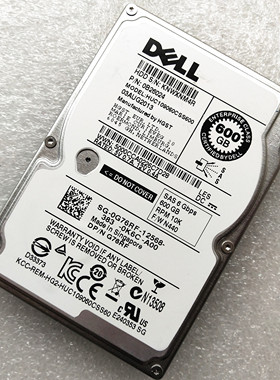 DELL 600G 2.5 10K SAS 6Gb 服务器硬盘 0G76RF 8WP8W 日立盘体
