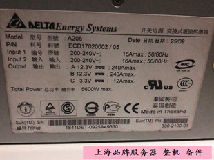 ORACLE 300 5600W Delta 电源 A206 SUN Type Sun 2190