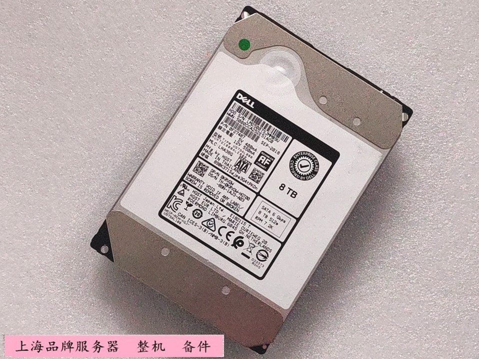 DELL KRV2W 1WMVC 8T SATA 7.2K 6G服务器硬盘 HUH721008ALE600-封面