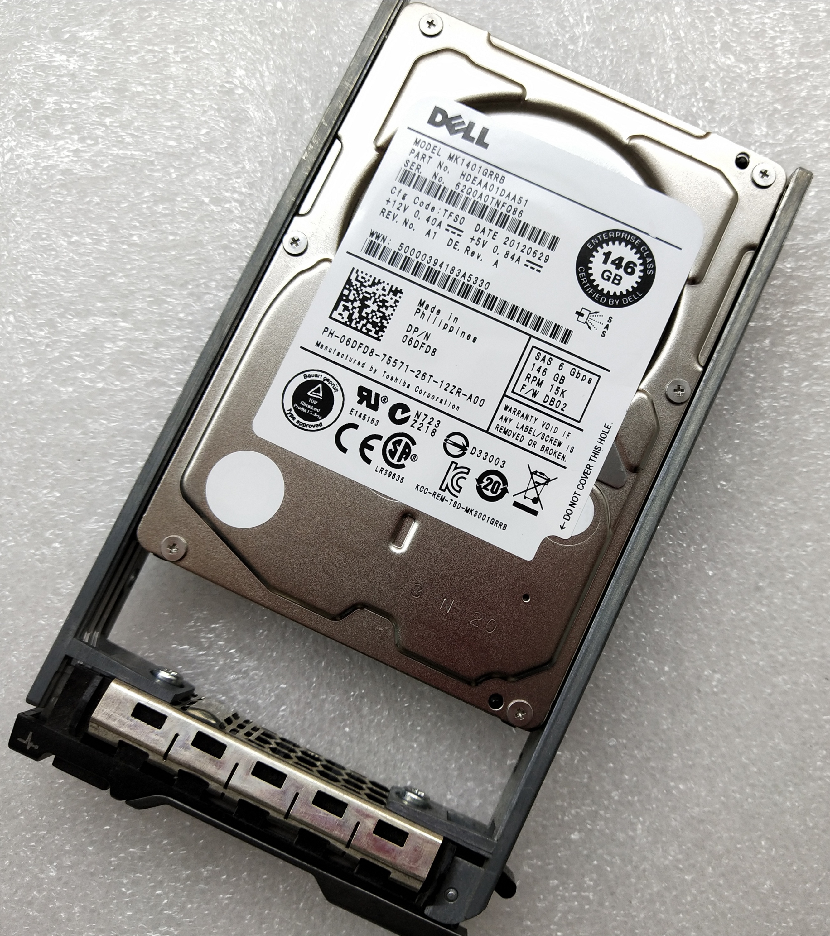 6DFD8J084Ndell6g服务器硬盘