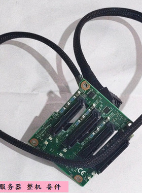 IBM 3750M4 X3650M2 X3400M2 SAS硬盘背板 4盘位 43V7070带线