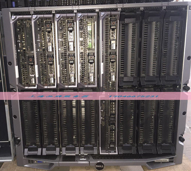 DELL M1000E 刀箱服务器 3个电源 单CMC 可配M610 M620 M910 现货
