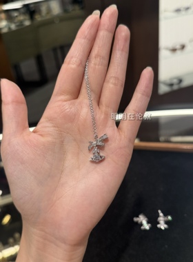 明明在伦敦｜西太后新款Anglique纯银项链蝴蝶结土星项链手链耳钉