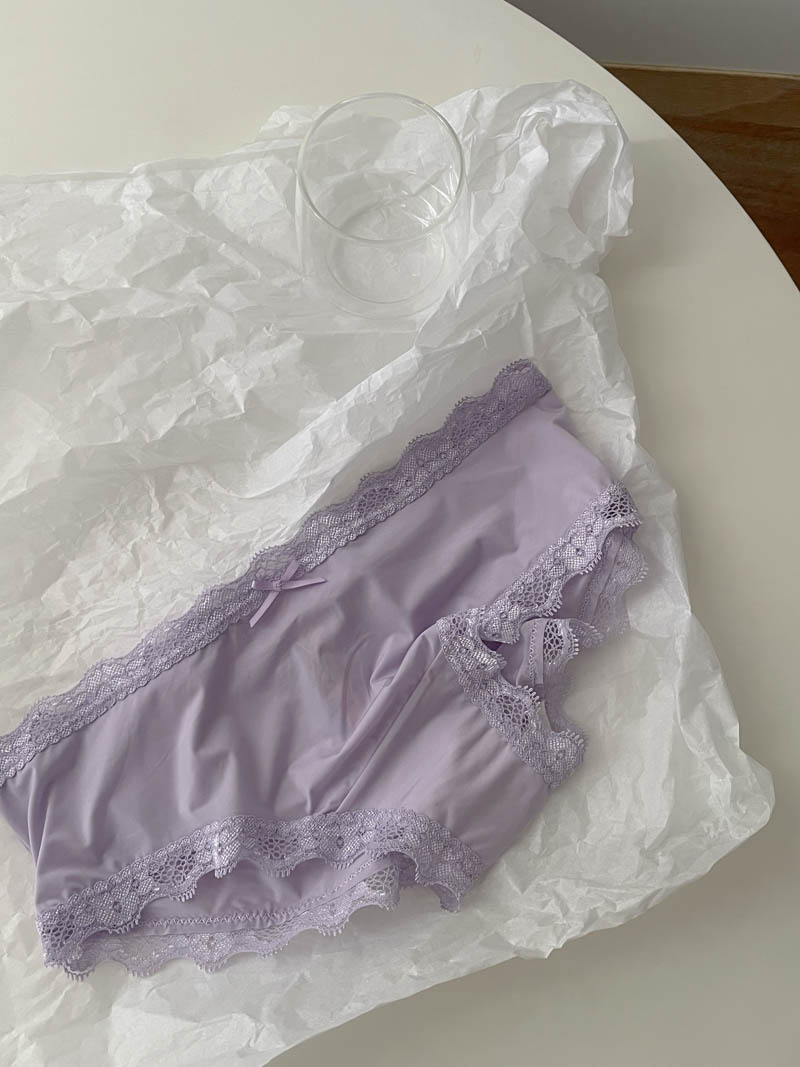 pink girl 性感 冰丝牛奶丝低腰情趣三角裤女士内裤 超薄透气棉裆