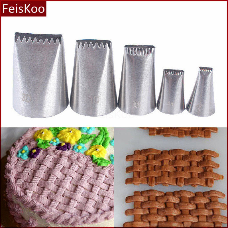 单排锯齿裱花嘴5件套装编织网栏杆花篮无缝花嘴裱花造型烘焙工具,厨房/烹饪用具,裱花嘴/裱花枪/裱花袋,淘宝优惠券,粉丝福利购,淘宝优惠卷
