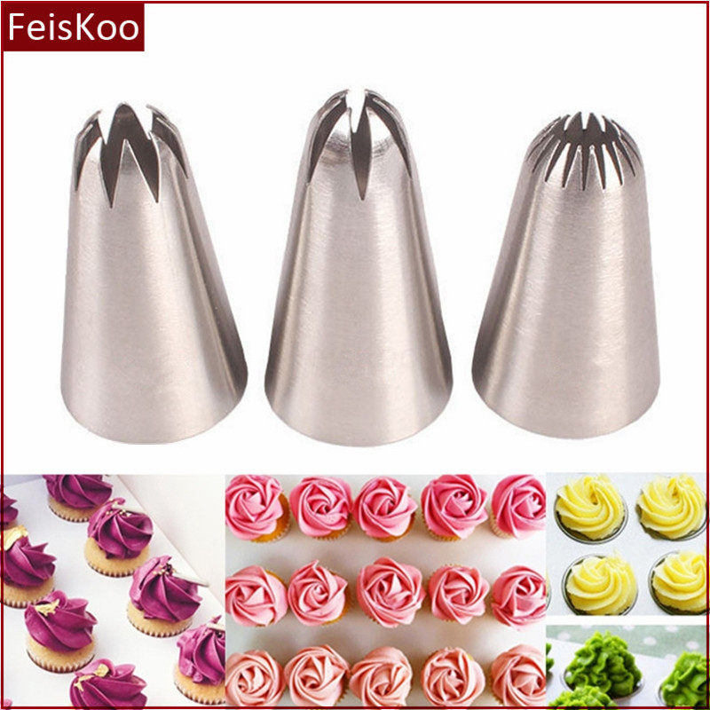 3件套中号裱花嘴小熊珍妮曲奇