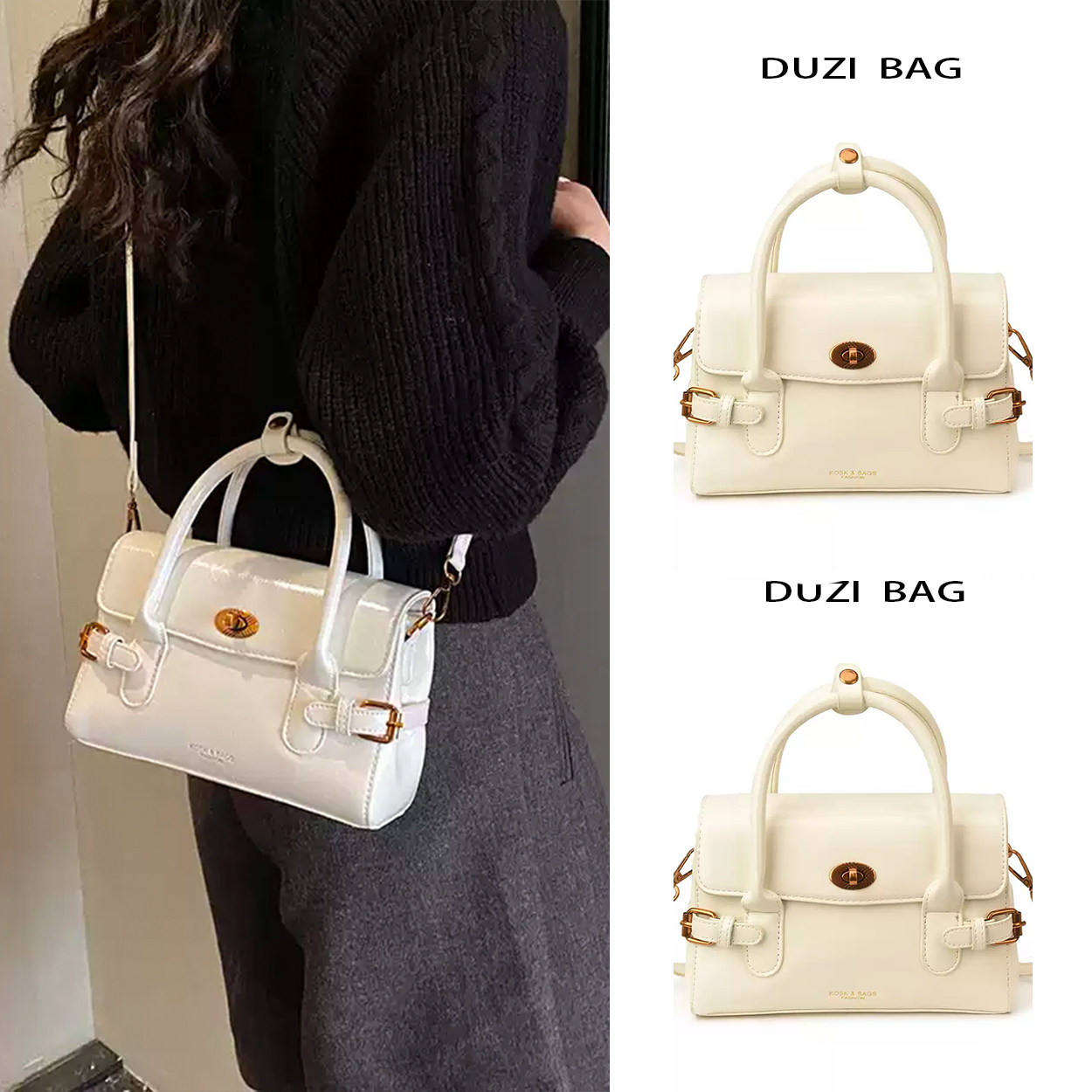 韩国复古风小方包女2026春季新款轻奢百搭手提斜挎包高级感枕头包,箱包皮具/热销女包/男包,小方包,淘宝优惠券,粉丝福利购,淘宝优惠卷