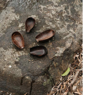 阴沉 铁力木 茶则 茶荷 赏茶器 工夫茶道配件