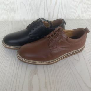 微瑕疵40码真皮男鞋特价清仓春秋透气软皮系带休闲皮鞋日常低帮鞋
