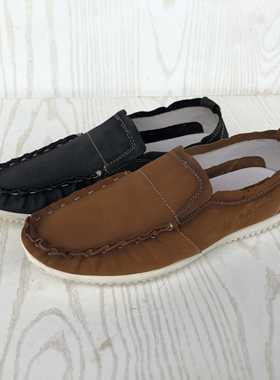 断码捡漏公牛真皮男鞋【瑕疵鞋黄色严重一点】软皮一脚蹬工作鞋