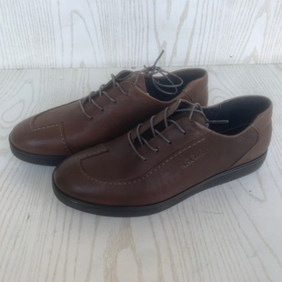 39/41码瑕疵色差鞋慎拍公牛男鞋休闲皮鞋圆头系带透气青年休闲鞋