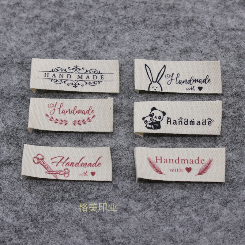 棉带印标童装布标百搭通用