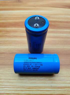进口拆机电容45000UF 25VDC 0180-3017