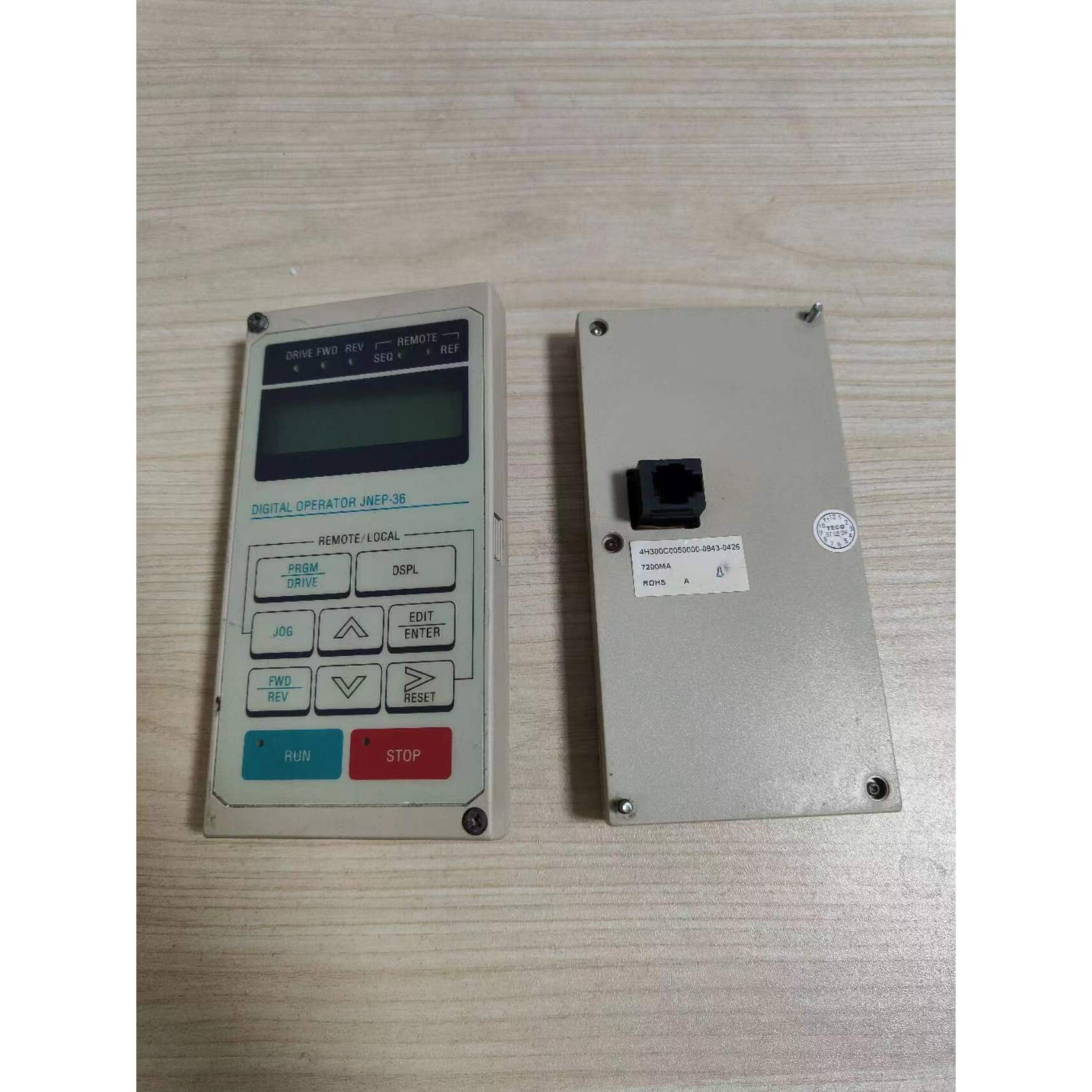 东元变频器7200MA面板操作器显示面板 JNEP- 36