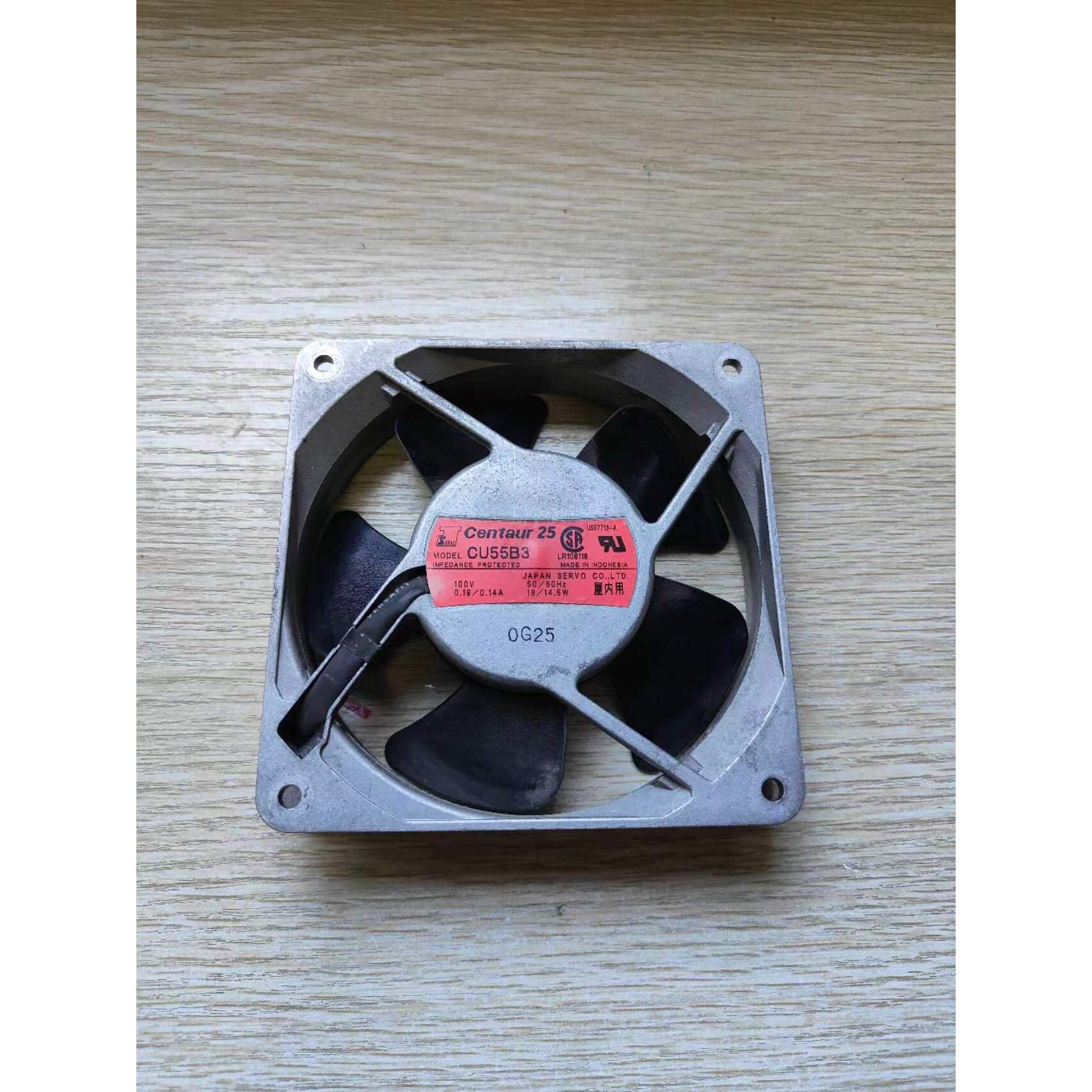 拆机伺服SERVO CENTAUR CU55B3 100V 16/14.5W 12CM 交流散热风扇