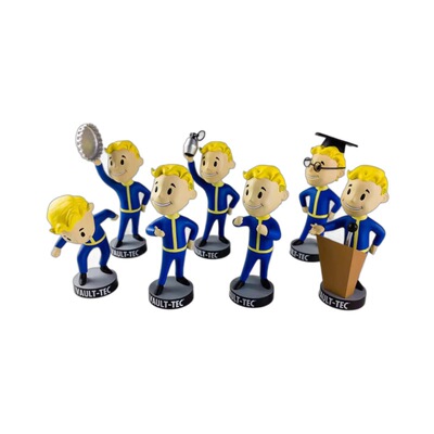 fallout 7款 辐射小子手办1代2代3代4代VaultBoy公仔动漫卡通摆件