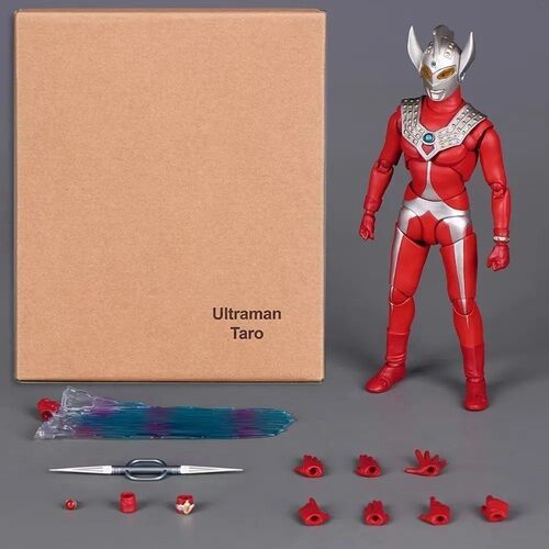 优质版 SHF 泰罗奥特超人 TARO 太子 牛皮纸盒 可动模型人偶
