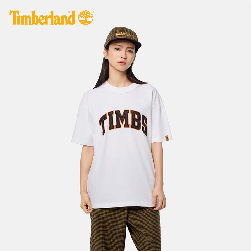Timberland添柏岚男女户外情侣舒适棉质休闲圆领短袖T恤A2NWT