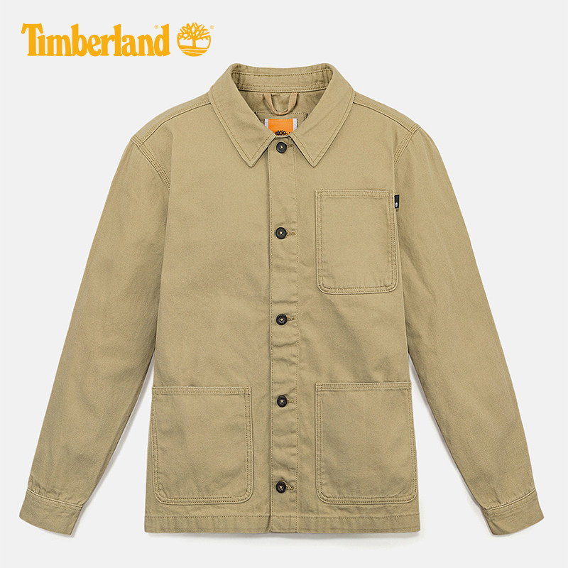 Timberland添柏岚男士户外弹力加厚工装外套长袖衬衫夹克A2PB1