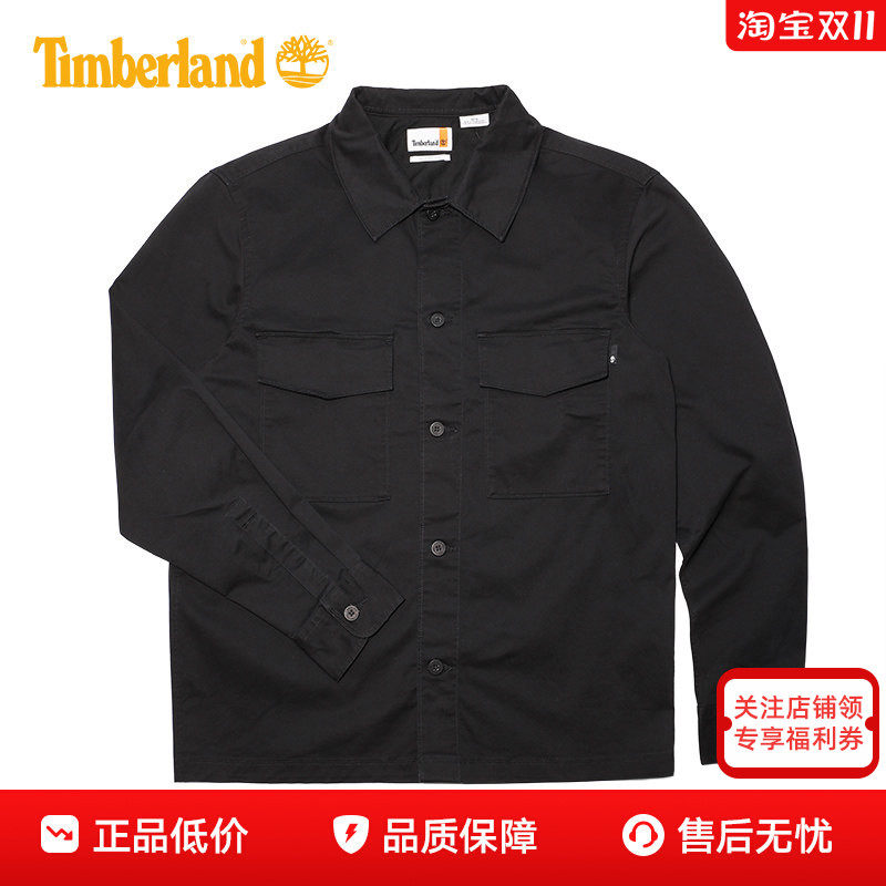 Timberland添柏岚男士户外棉质朋克风工装衬衫外套夹克A28QG