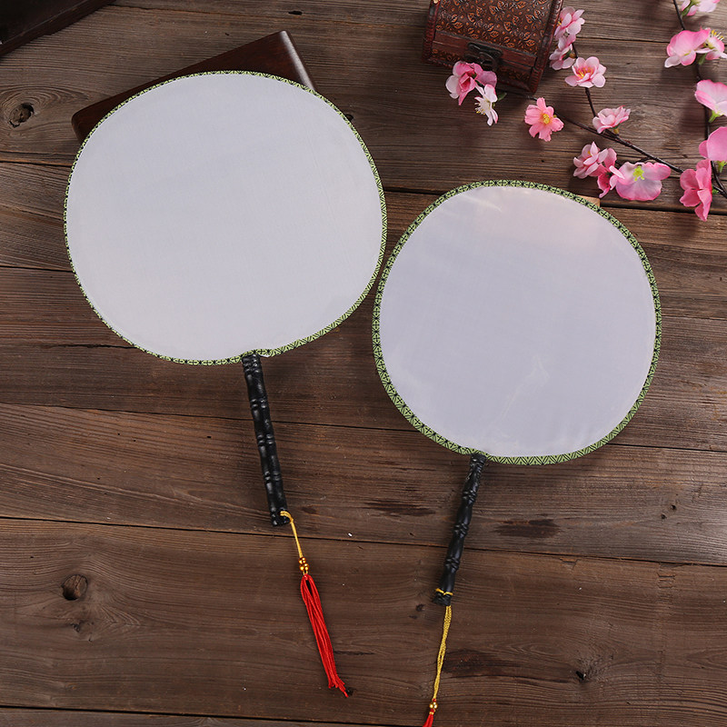 대형 원형 실크 빈 원형 ??팬 궁전 팬 아트 페인팅 팬 유치원 페인팅 아트