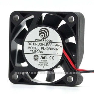 PL40B05H 4010 DC5V 双滚珠风扇 4CM 0.16A LOGIC
