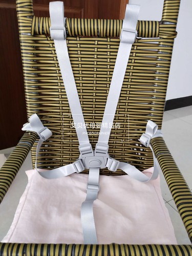 五点式安全带婴幼儿推车保护带宝宝餐椅儿童小车藤坐椅通用