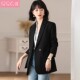 小西装 小西服女装 女外套2025秋装 韩版 中长款 休闲长袖 新款 修身 上衣