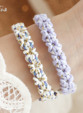 原创小众藏式叠戴手绳五彩绳DIY