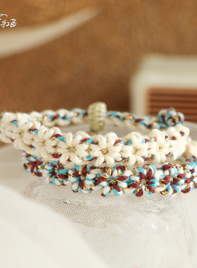 翼马+静谧公主｜原创国潮敦煌风叠戴编织手绳 DIY编绳手链 可调节