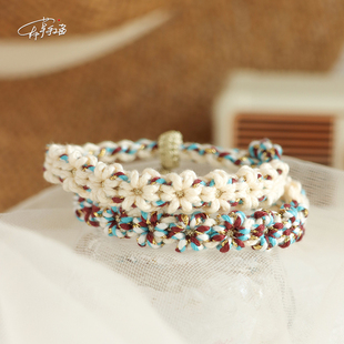 翼马+静谧公主｜原创国潮敦煌风叠戴编织手绳 DIY编绳手链 可调节