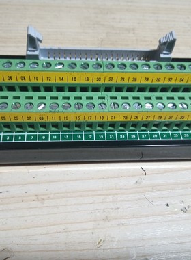 40P牛角通用PLC端子台T024-K三菱基恩士松下欧姆龙线MIL-MIL或FCN