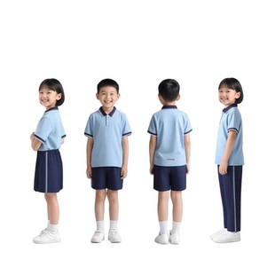 南昌市校服夏季短袖小学生套装初中生高中春秋季长袖长裤新款整套