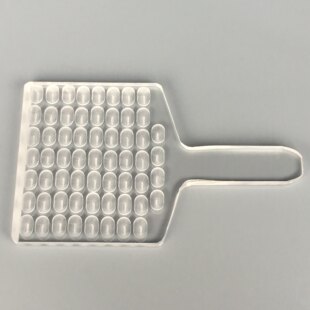 30孔50橄榄形软胶囊数粒板100数粒器计数工具板60数数板80工具40