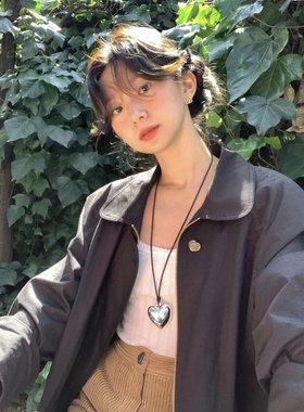 长款项链心形百搭吊坠女
