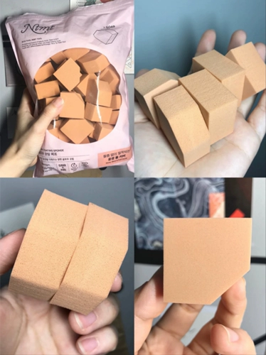 Купить один получить один бесплатный/Корея NTMT7 угловая губчатая гриппа порошок макияжа без еды мягкая кожаная макияж с лапшой.