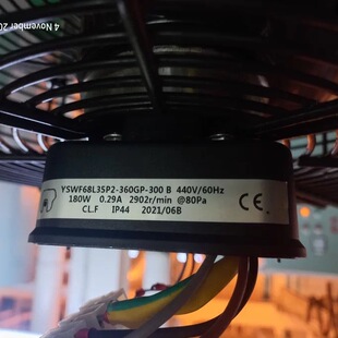 440V60HZ180W0.29A2902转原装 300B 变频器风机 360GP YSWF68L35P2