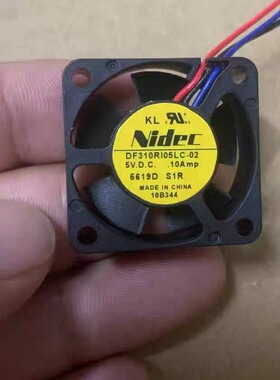 原装 Nidec 3CM 3010 DF310R105LC-02 5V 0.10A 三线静音散热风扇