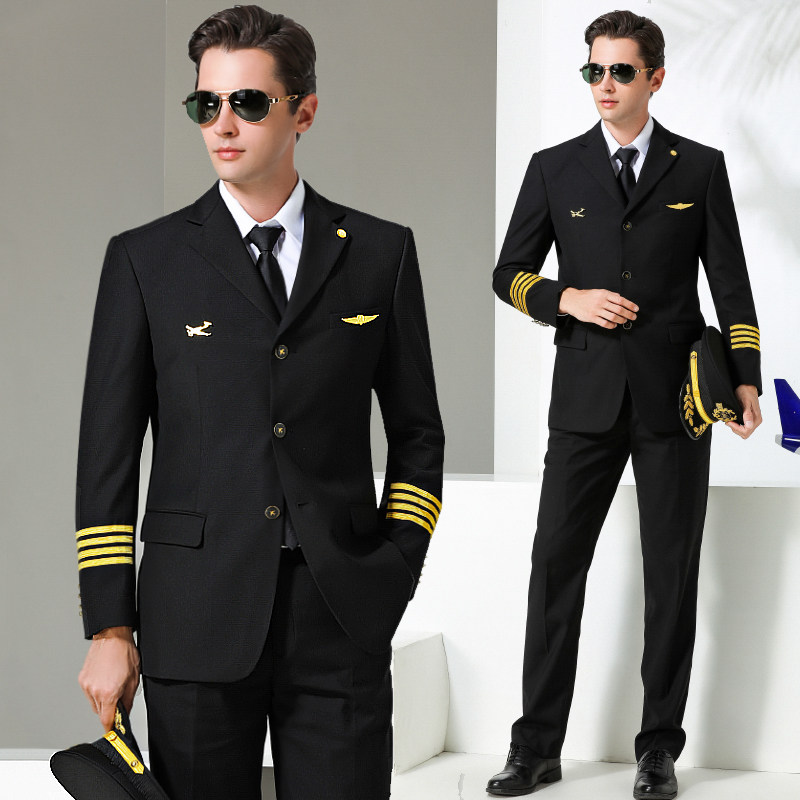 航空工作制服套装机长空少飞行员男保安主管经理职业西装国航现货