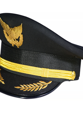 新款保安大盖帽大檐帽成人帽子大盖帽门卫物业安保帽男款演出摄影